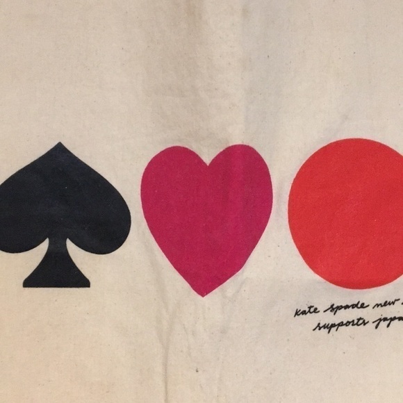 KATE SPADE- We Heart Japan canvas Tote - Picture 3 of 4